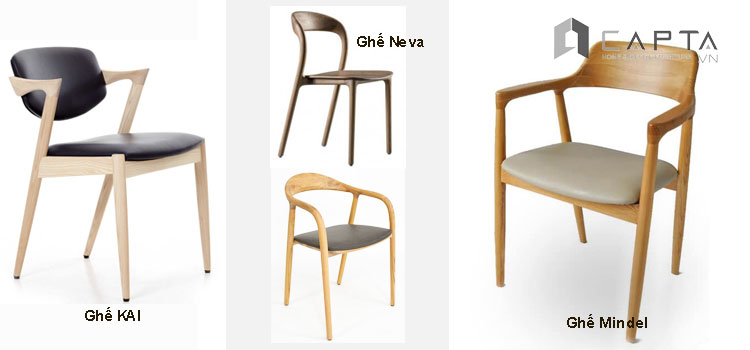 ghế gỗ nhà hàng có nệm