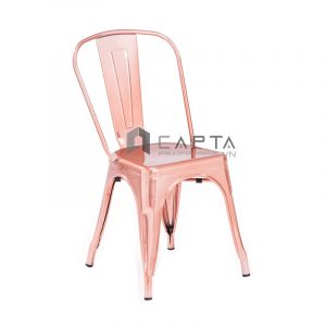 Ghế Tolix-T12 màu hồng kim