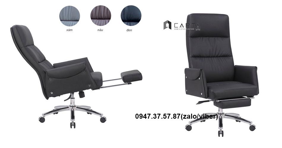 Cr4101-p Ghế Văn Phòng Có Thể Ngủ Trưa Nệm Bọc Da Giá Rẻ Tại Tphcm