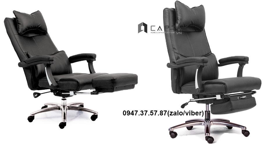 Cr4103-p Ghế Văn Phòng Có Thể Ngủ Trưa Nệm Bọc Da Giá Rẻ Tại Tphcm