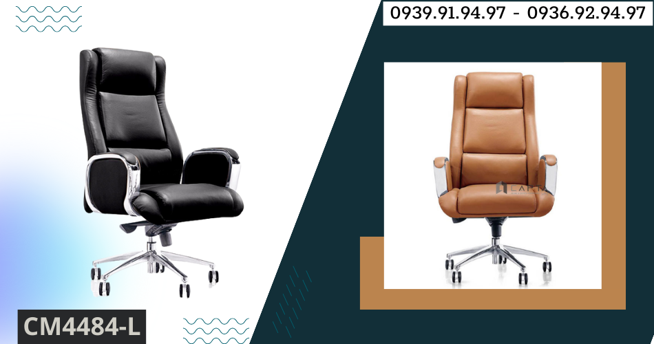 Ghế Giám đốc cao cấp da thật nhập khẩu CM4484-L