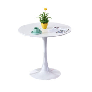 Bàn Tiếp Khách Tulip 60 cm Mặt Gỗ Chân Sắt Sơn Tĩnh Điện