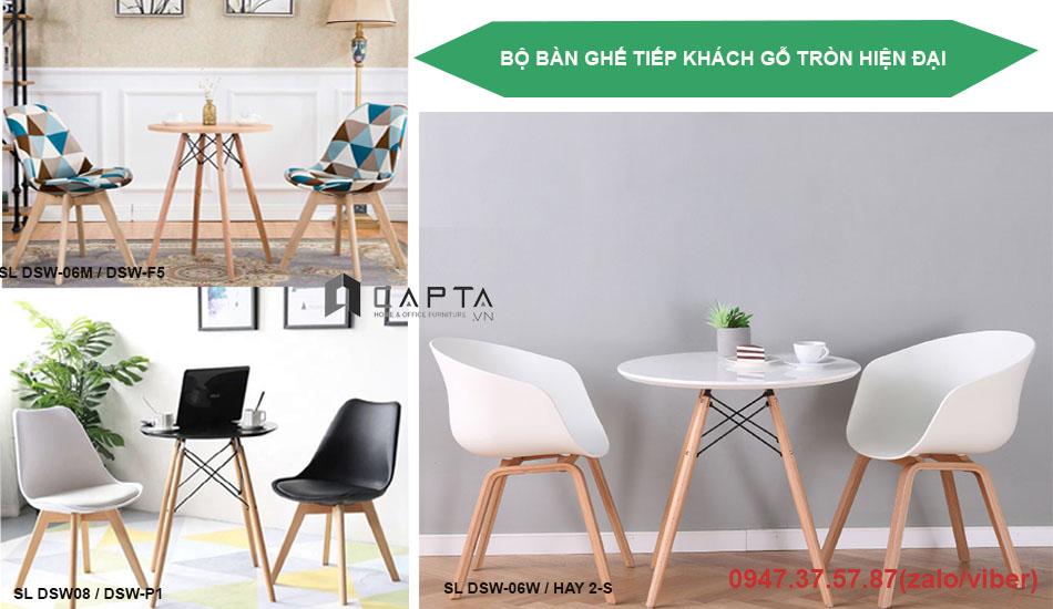 Bộ bàn ghế tiếp khách 2 ghế hiện đại giá rẻ nhập khẩu tại TpHCM