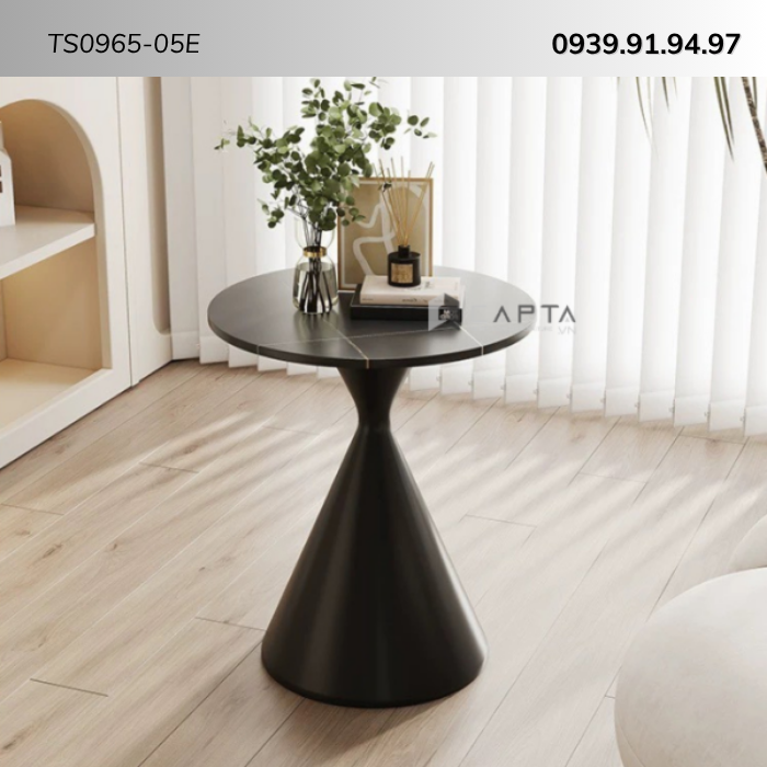 Bàn sofa trang trí decor hiện đại TS0965-05E tại tp hcm chân trụ hình nón cao cấp
