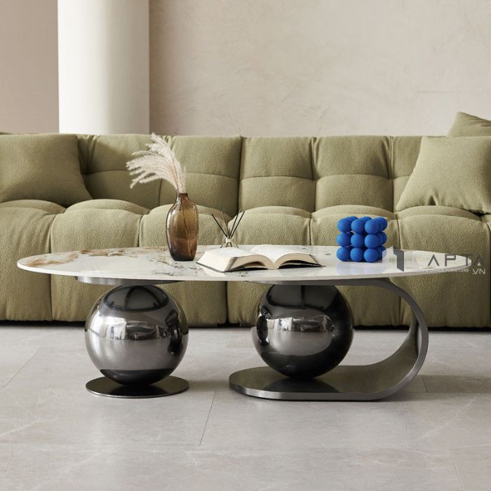 Bàn sofa phòng khách mặt đá TS0976-13E