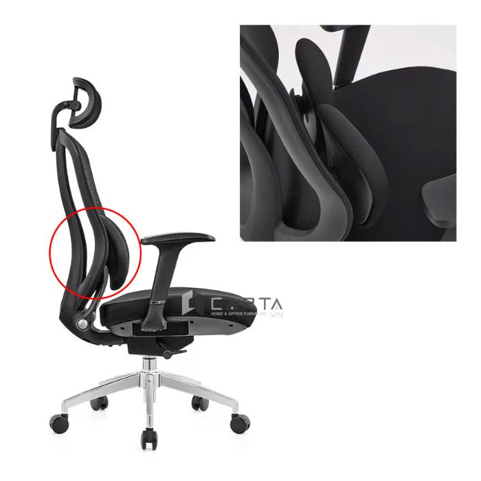Ghế làm việc bảo vệ cột sống CM4560-M