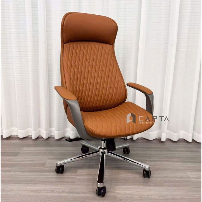 Ghế giám đốc nệm pvc hiện đại CM4609-P