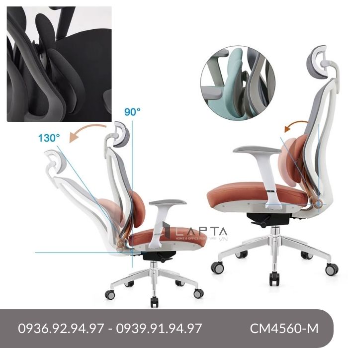 Ghế làm việc bảo vệ cột sống CM4560-M