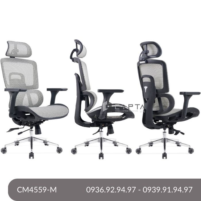 Ghế công thái học nệm lưới CM4559-M