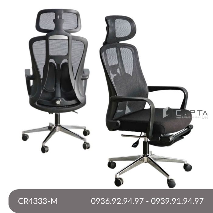 Ghế văn phòng có gác chân CR4333-M