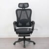 Ghe-lung-luoi-co-gac-chan-khung-nhua-den-cr4336-m