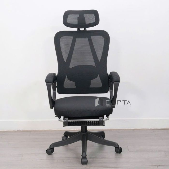 Ghế làm việc khung nhựa đen CR4336-M