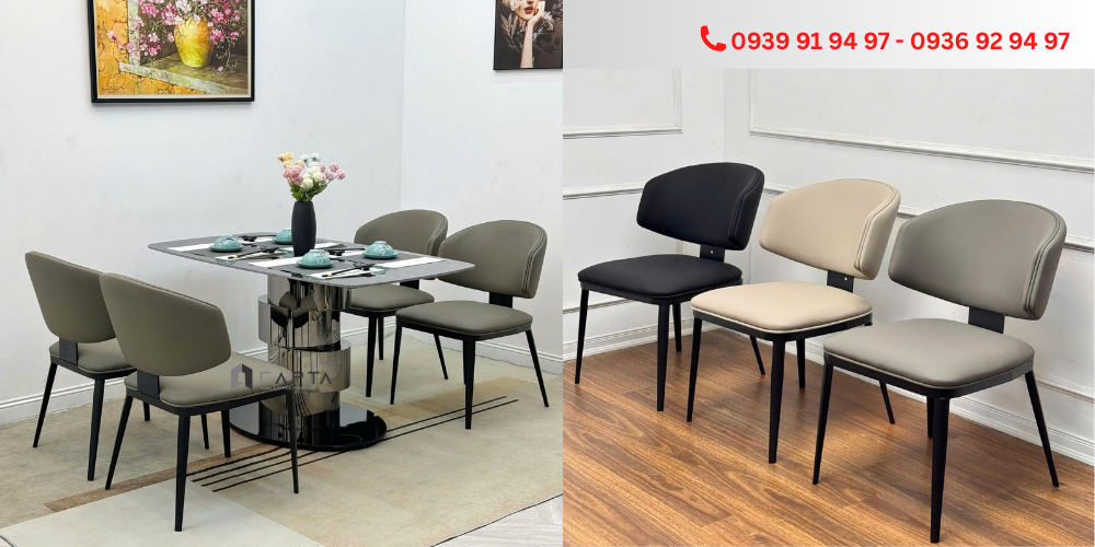 Ghế phòng ăn đẹp hiện đại cao cấp nhập khẩu ECO 39A-P