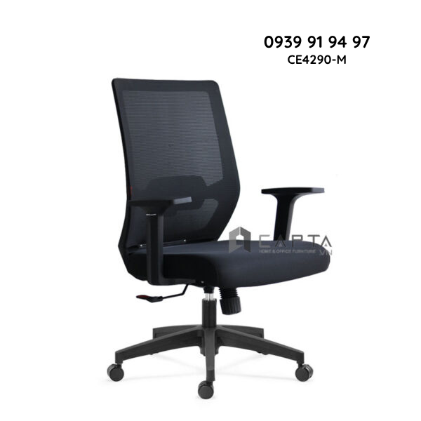 Ghế xoay nhân viên lưng lưới nệm vải dưới 2 triệu CE4290-M Nội thất Capta