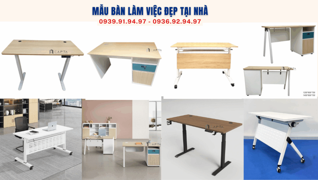 Mẫu bàn làm việc đẹp tại nhà