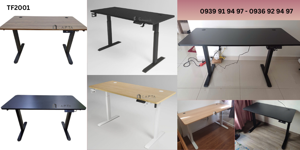 Mẫu bàn làm việc đẹp tại nhà công thái học TF2001