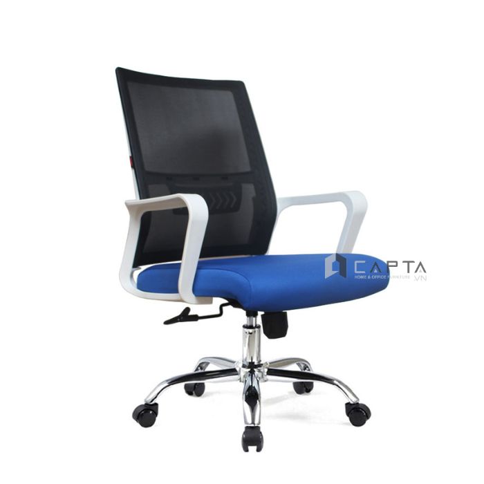 Ghế làm việc khung nhựa trắng CE20001-2M