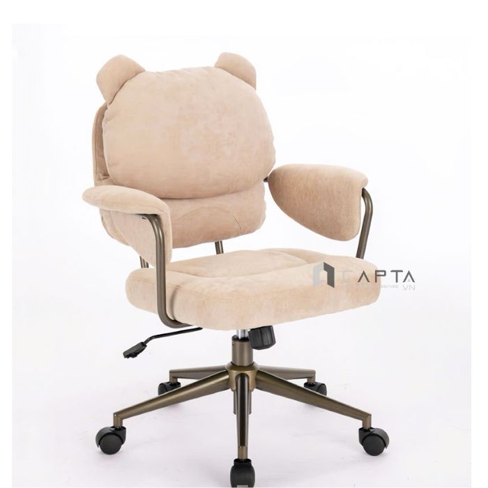 Ghế làm việc nhỏ gọn nệm vải CE23002-F