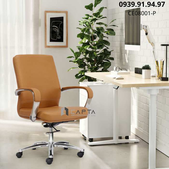 Ghế làm việc tại nhà nhỏ gọn hiện đại mới nhất CE08001-P 