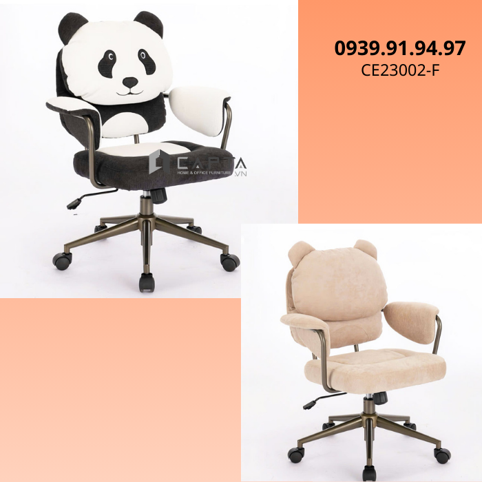Ghế làm việc tại nhà nhỏ gọn hiện đại mới nhất bọc vải CE23002-F Nội thất Capta